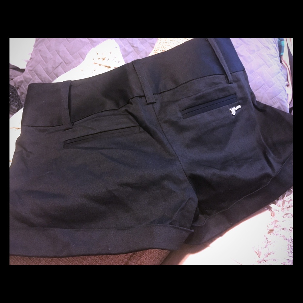 Black GUESS shorts